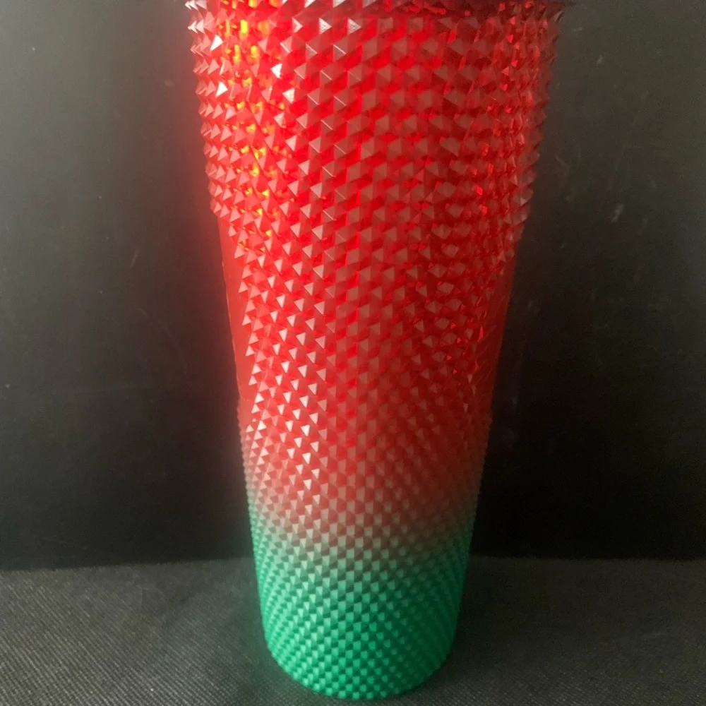 Vintage Starbucks 2021 Disney Mickey Mouse Tumbler Green Red Festive Christmas